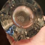 Cut glass vase