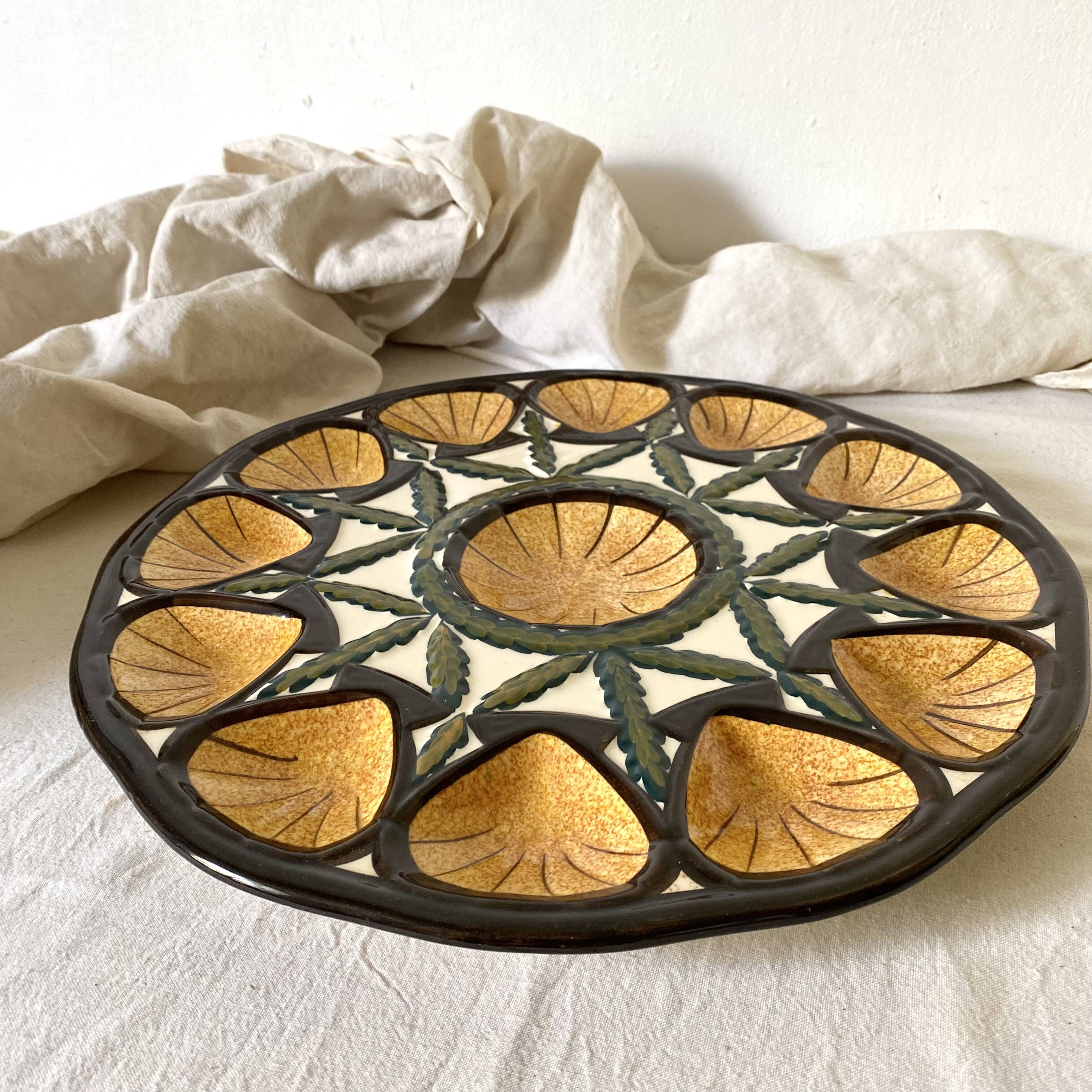 Vintage St Jean de Bretagne oyster dish