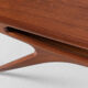 Midcentury danish smile coffee table in teak by johannes andersen for silkeborg 1950s