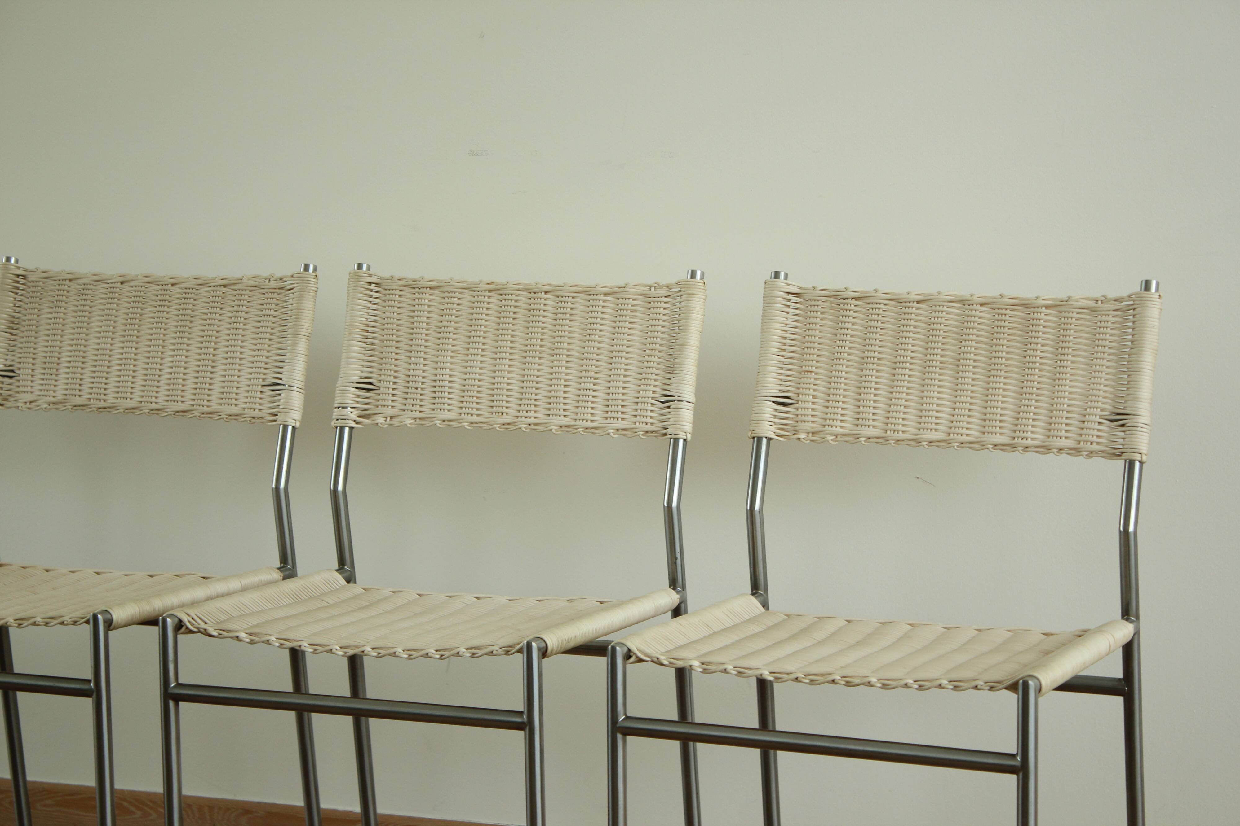 Ensemble de quatre chaises de salle à manger par Martin Visser pour 't Spectrum