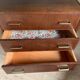 Commode chiffonnier moderniste vintage 5 tiroirs