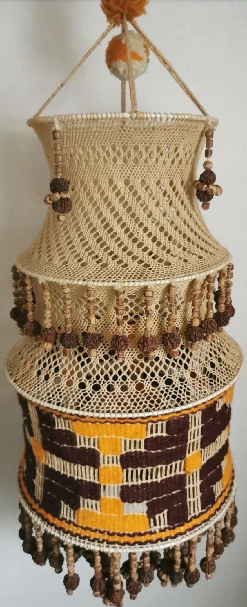 Macramé suspension 70s