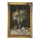 Tableau naif bouquet de fleurs