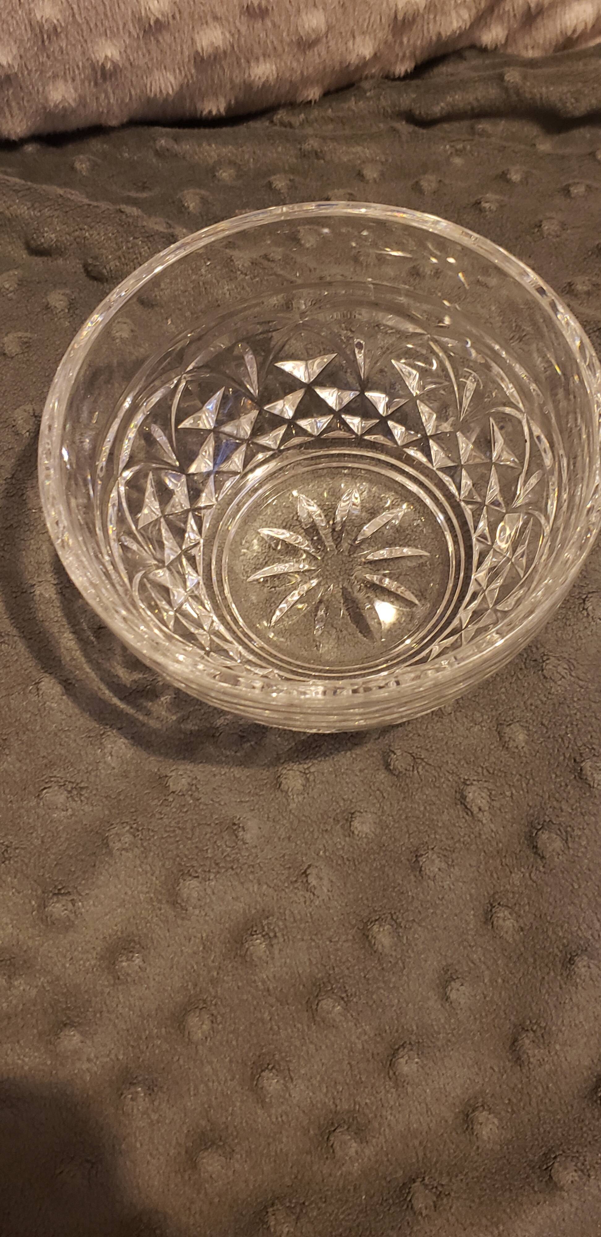 Crystal d'Arques candy dish egg