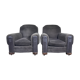 Paire de fauteuils club époque art déco