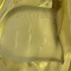 Rare Art Deco salad bowl by André Hunebelle in yellow molded pressed glass