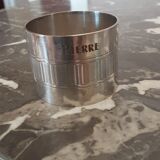 Silver plated towel round - vintage