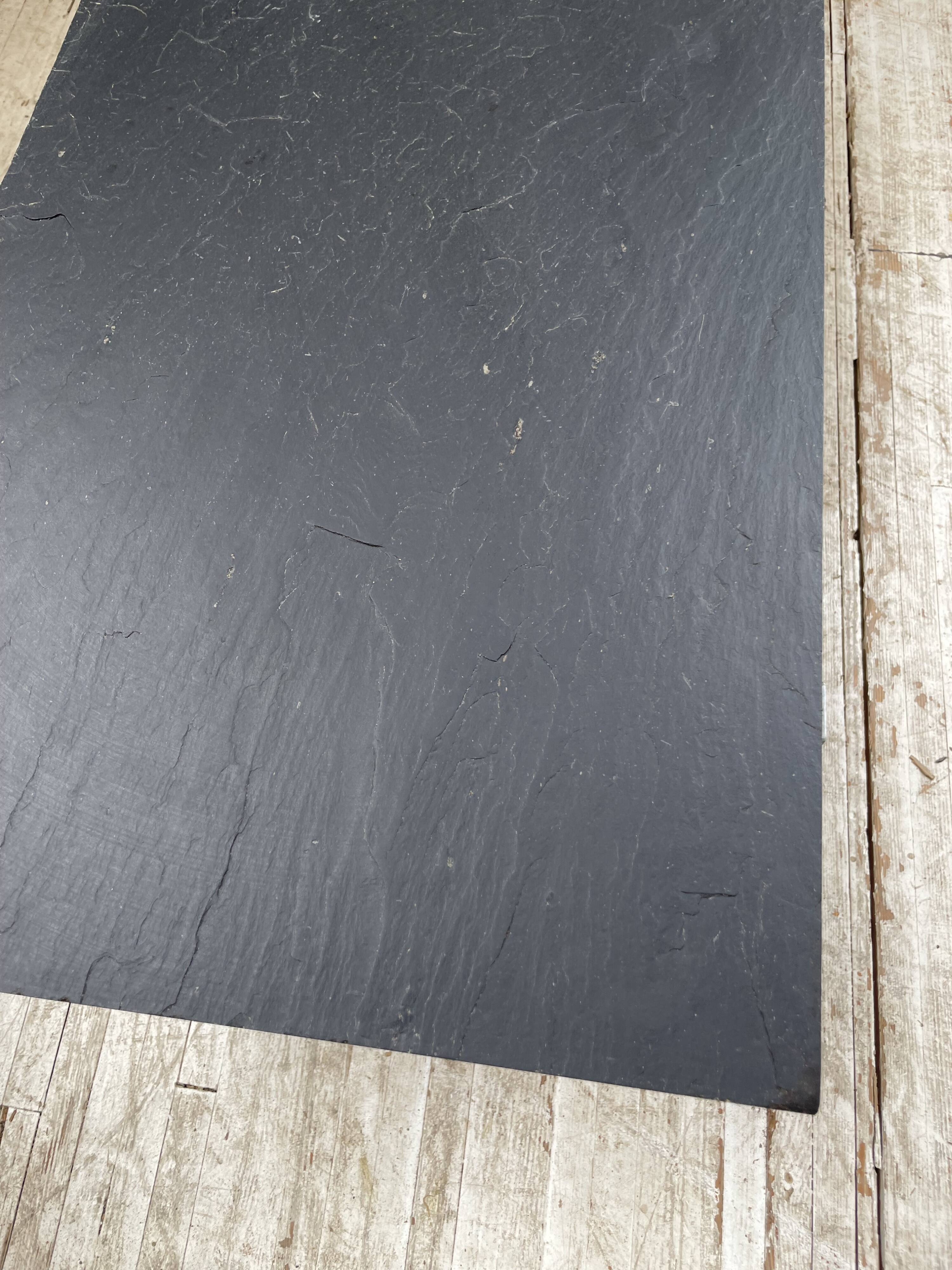 1950s slate coffee table