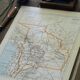 Bolivia, old map 1887 – vintage geographical map.