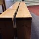 Bench and table set Charlotte Perriand model "les Arcs"
