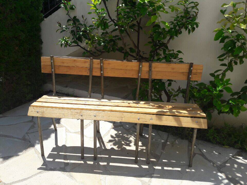 Vintage family bench sofa