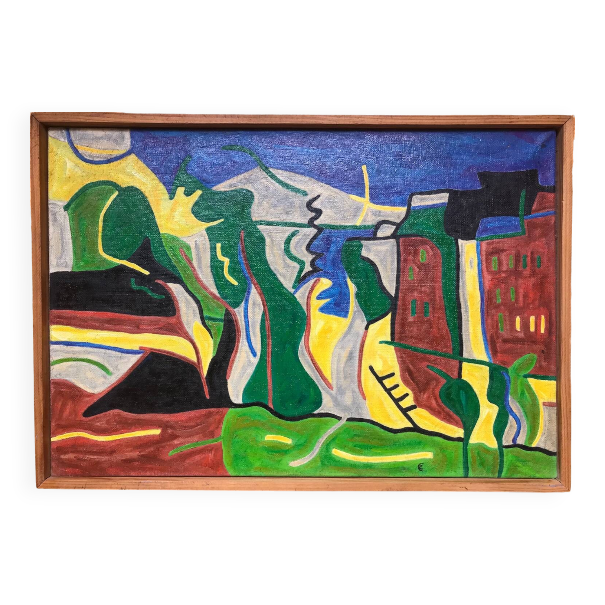 Claude roulaud (1945). oil on canvas.