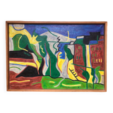 Claude roulaud (1945). oil on canvas.