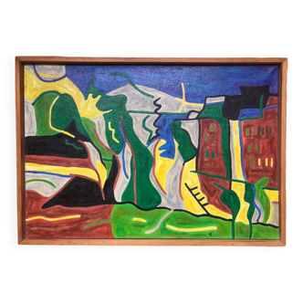 Claude roulaud (1945). oil on canvas.