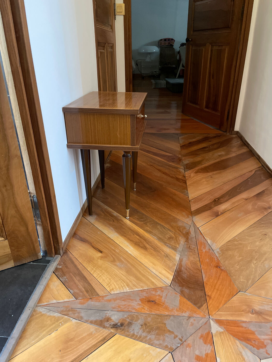 Vintage bedside table