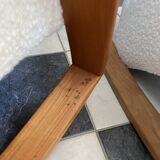 Pair of large rocking chairs reupholstered in White Boucle