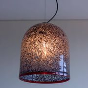 Murano glass pendant "Neverino" by Vistosi - Gae Aulenti, Italy, 1970