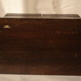 Antique table cabinet in solid mahogany XXth