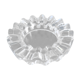 Curved glass ashtray