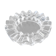 Curved glass ashtray