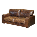 Halo Soho Heritage Leather Biker Sofa by Timothy Oulton