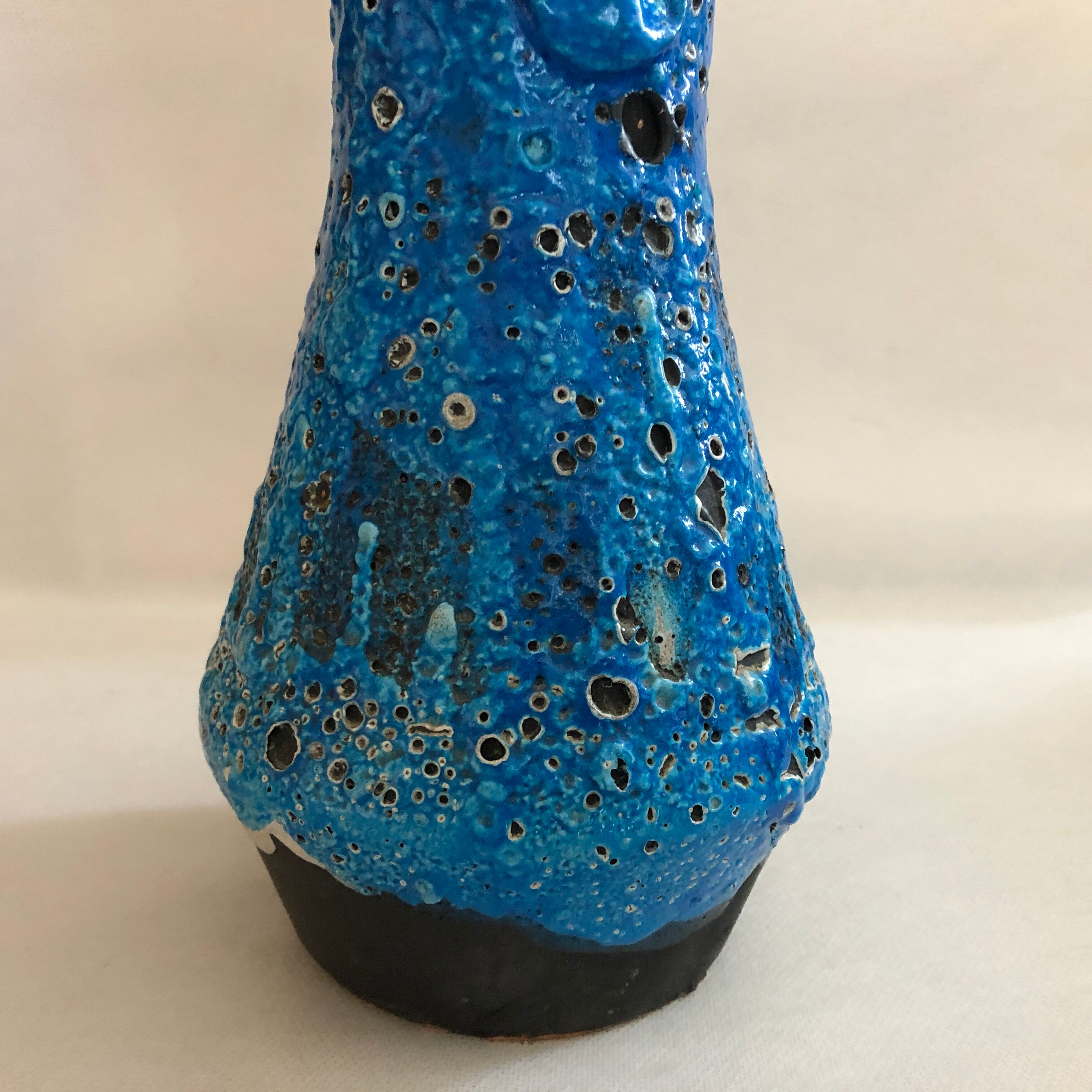 Vintage Seafoam Blue Artisan Vase
