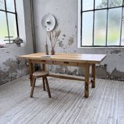 Table mobilier montagne 1950 hêtre massif