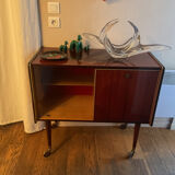 Meuble bar vernis années 50