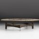 Early Coffee Table signed by Pia Manu, Belgium 1960s