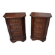 Set of 2 Chest of Drawers with 4 drawers