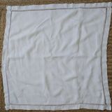 Taie d'oreiller ancienne brodée monogramme MB