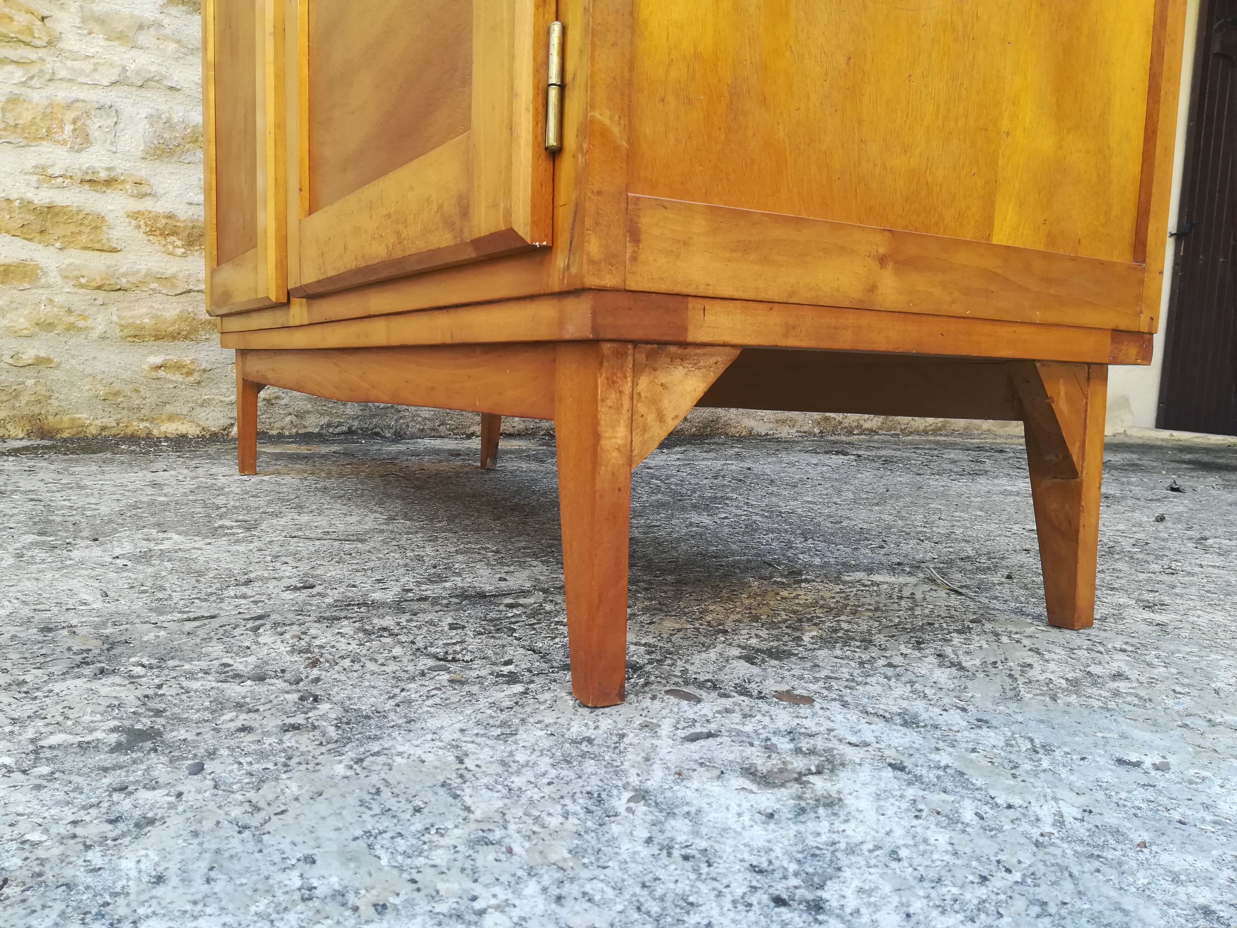 Vintage asymmetrical cabinet