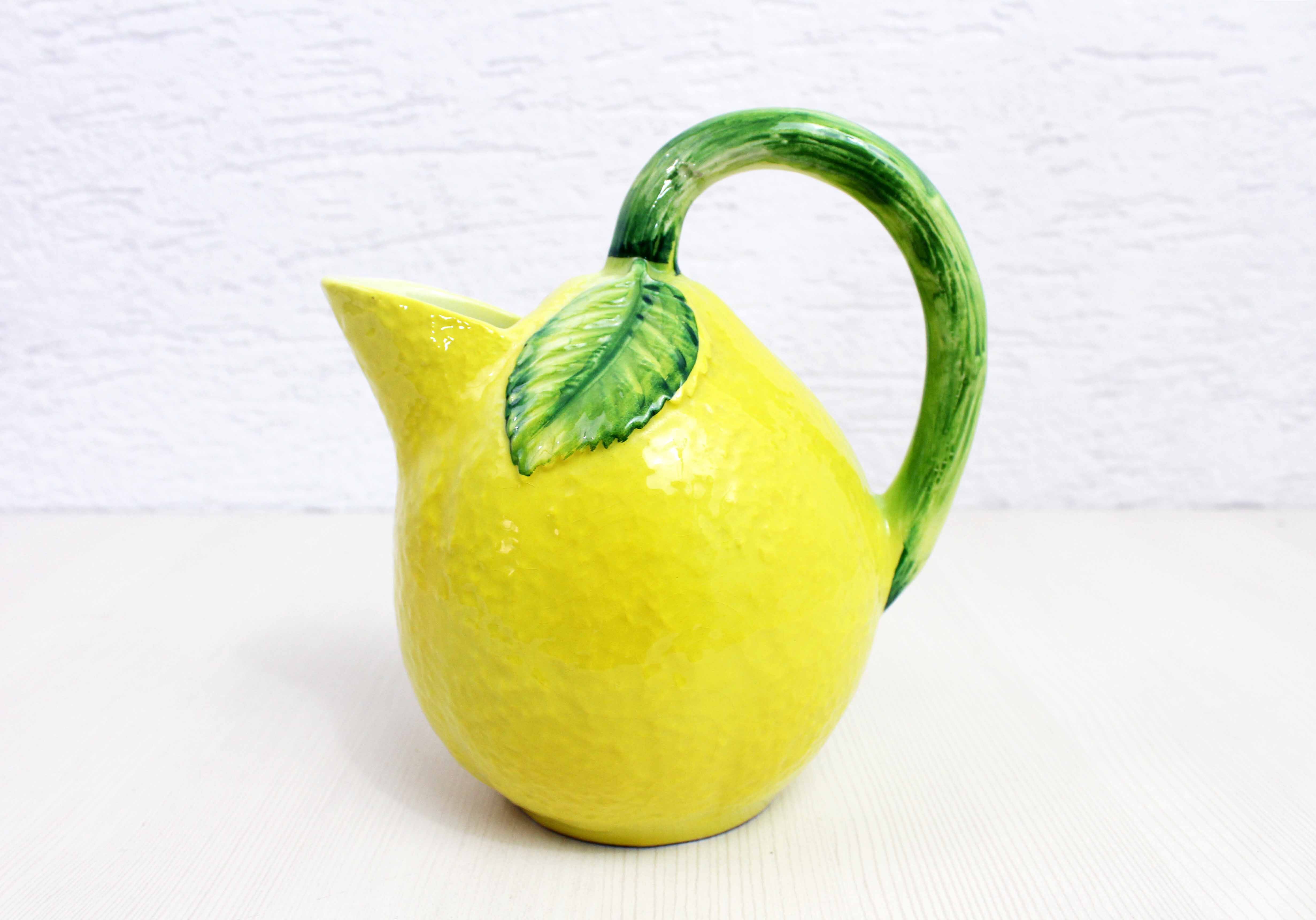 Vintage lemon pitcher Ascona