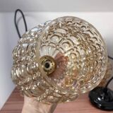 Set of three Scandinavian glass pendant lights