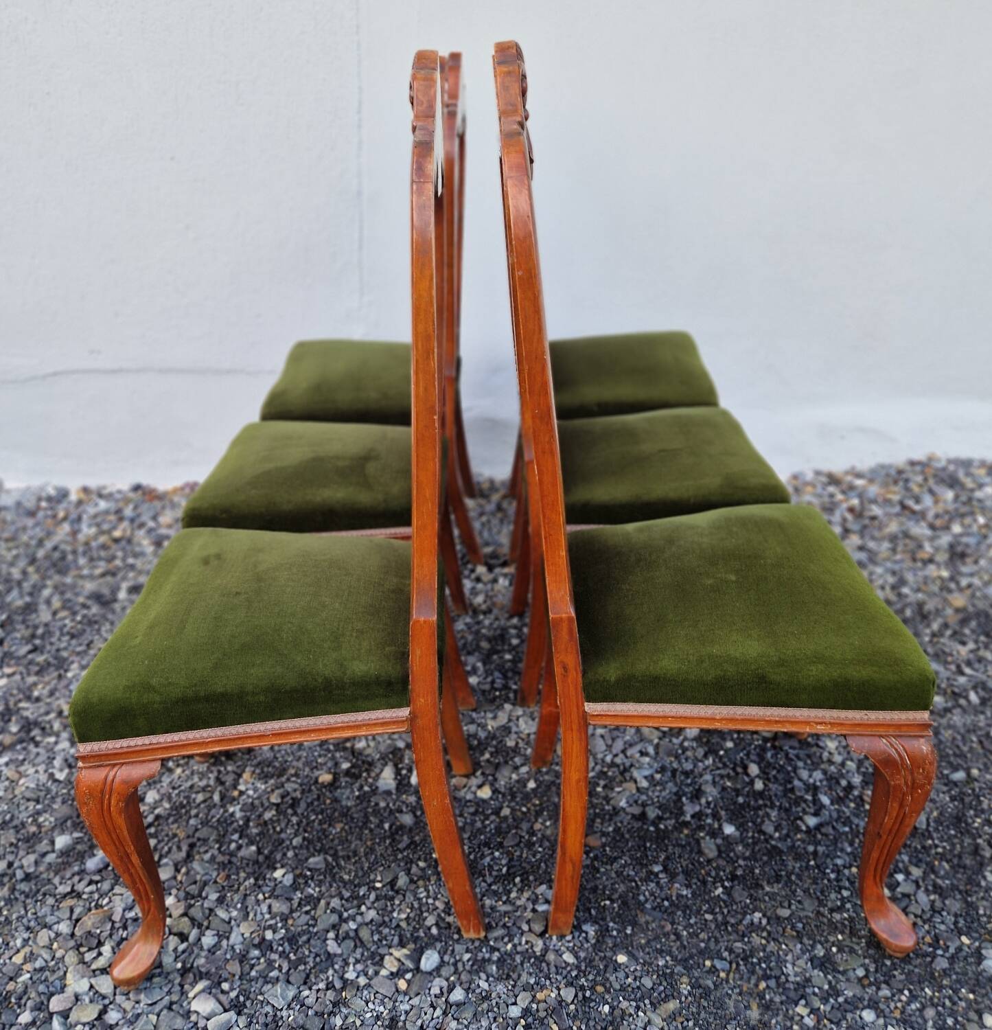 Set of 6 mahogany chairs