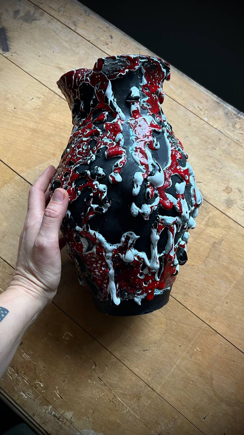 Fat lava vase / fat lava West Germany