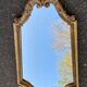Baroque gold leaf mirror in Louis XV style 62x38cm