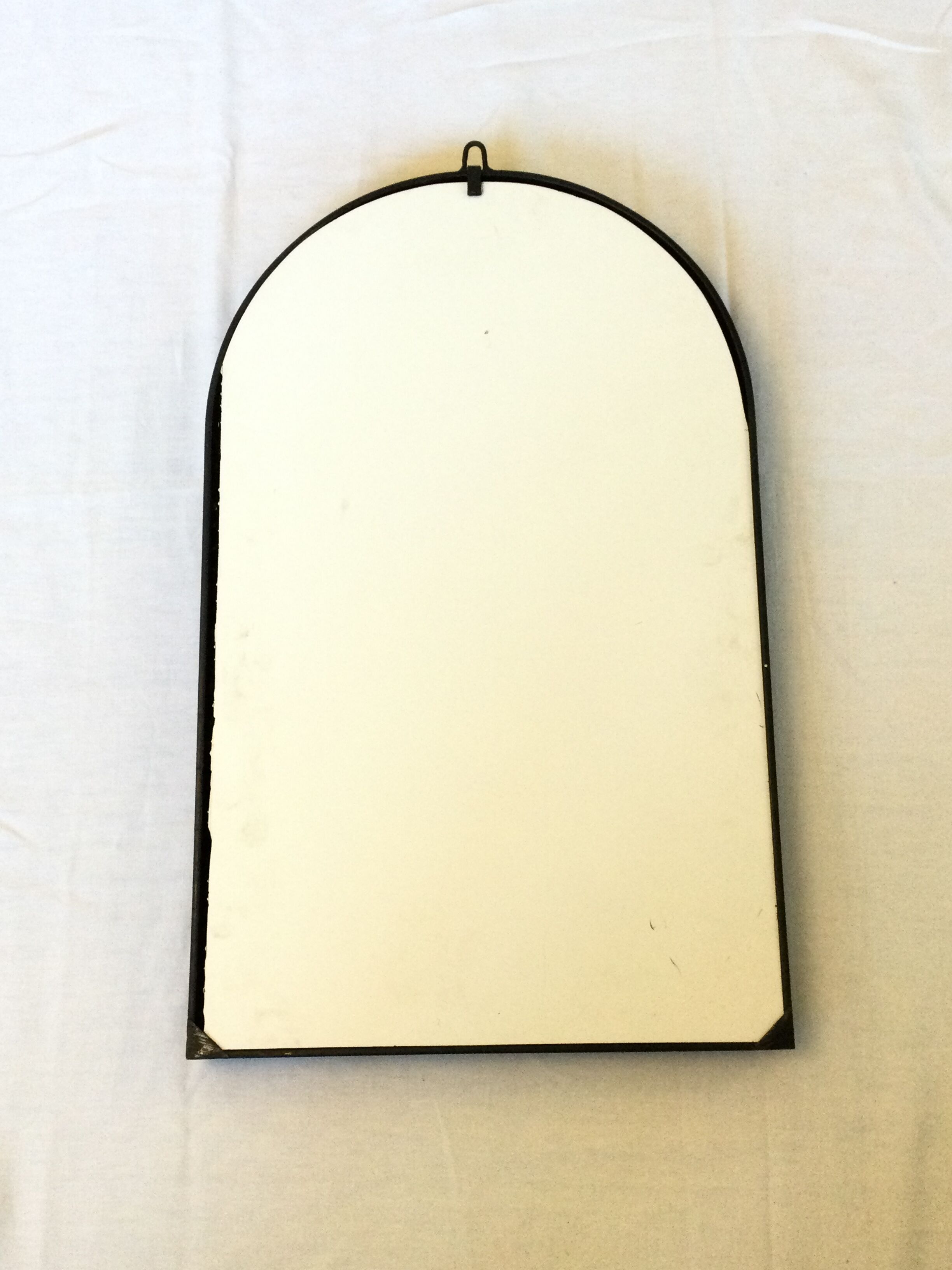 Art Nouveau wrought iron mirror