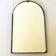 Art Nouveau wrought iron mirror