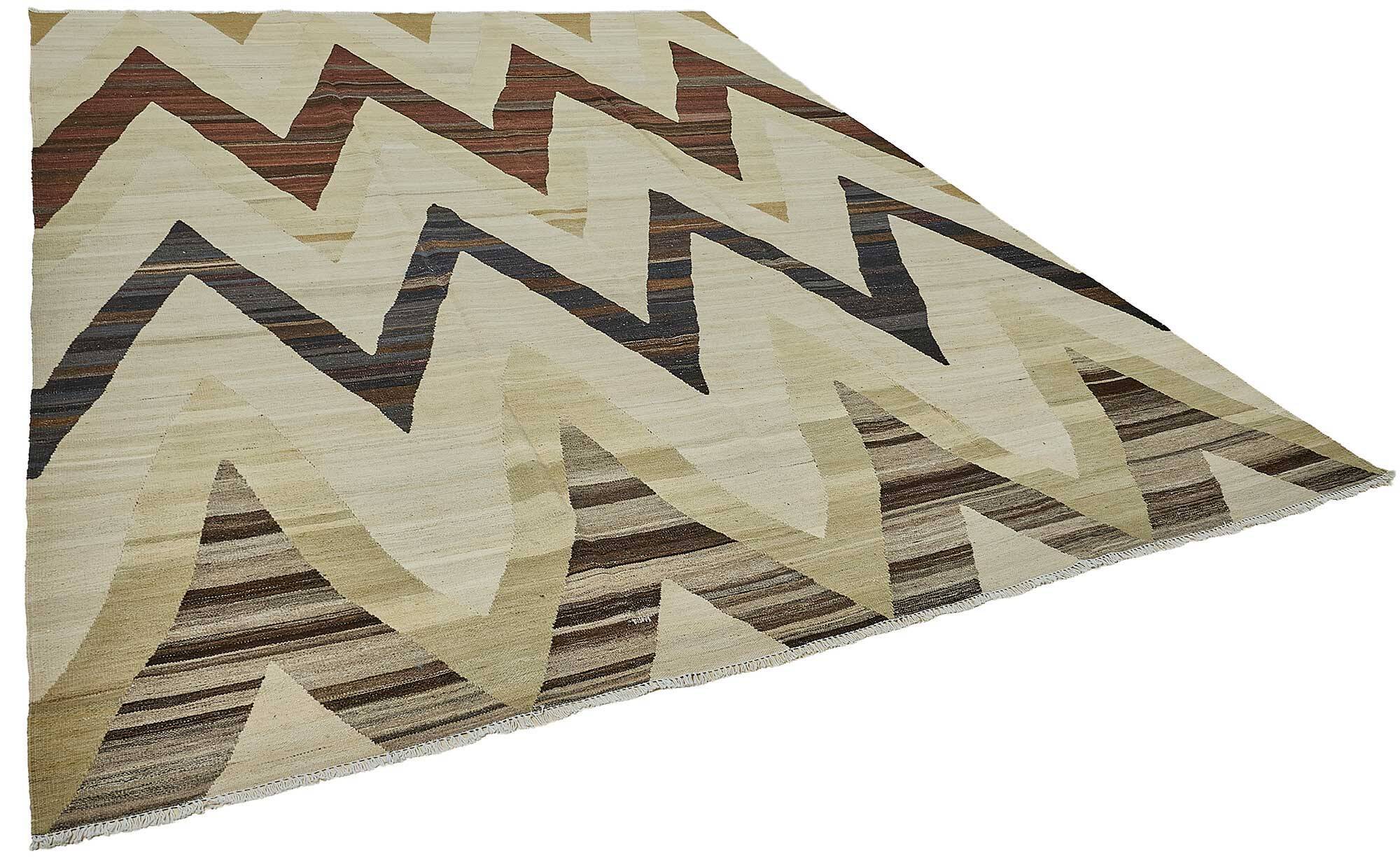 Contemporary Tribal Decorative Kilim 283 cm x 362 cm