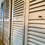 4 patinated shutters