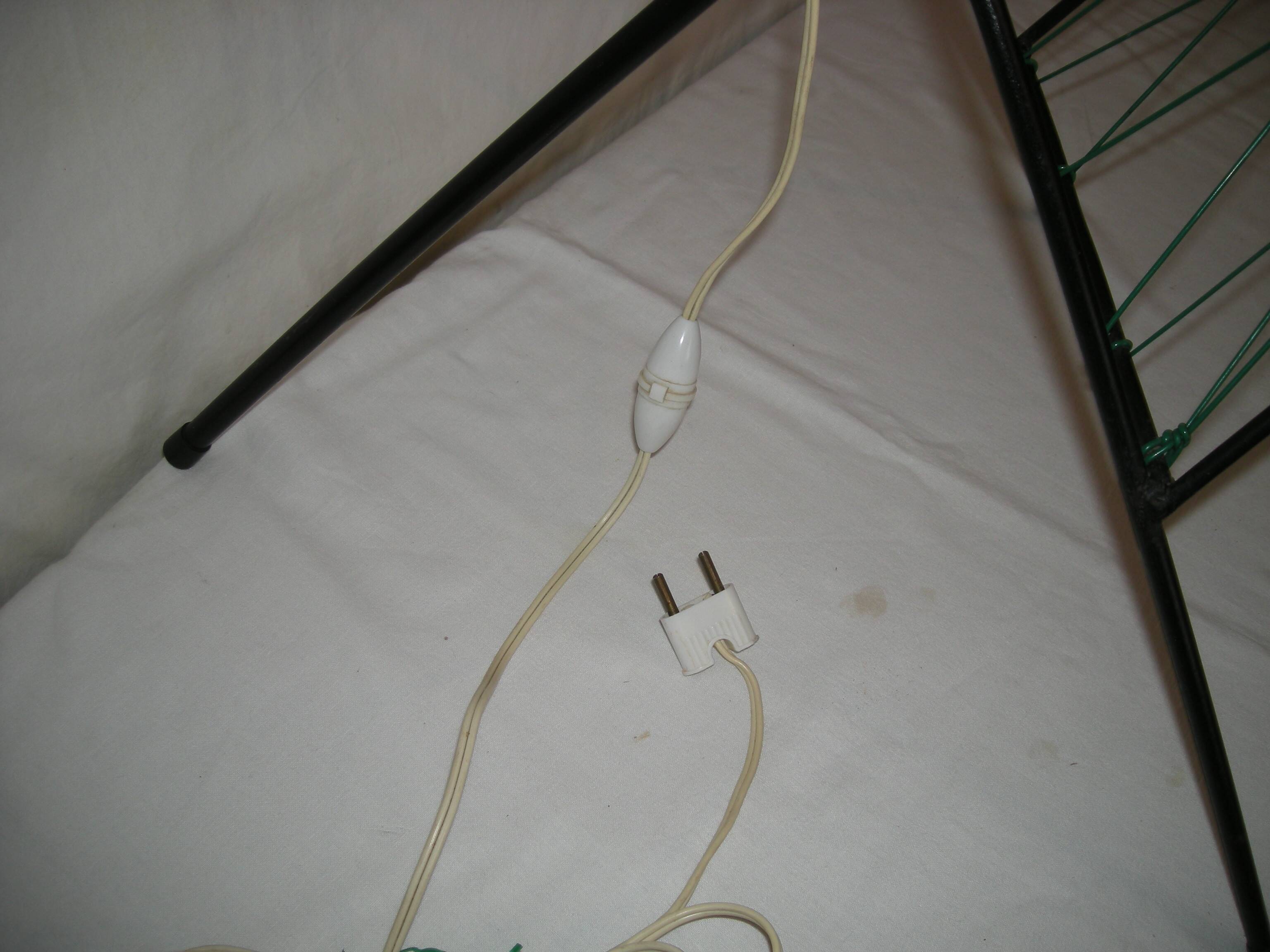 Tripod cocotte floor lamp from the 1950s