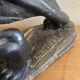 Roaring lion Art Deco signed Magioni