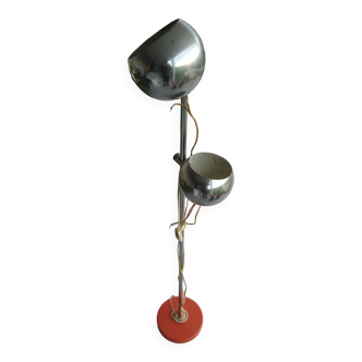 Lampe sur pied, boule, 50's