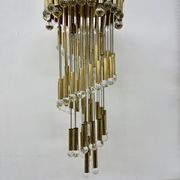 Mid-century design hanging lamp by Ernst Palme , Germany , 1970s