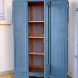 Blue wardrobe art deco 1930