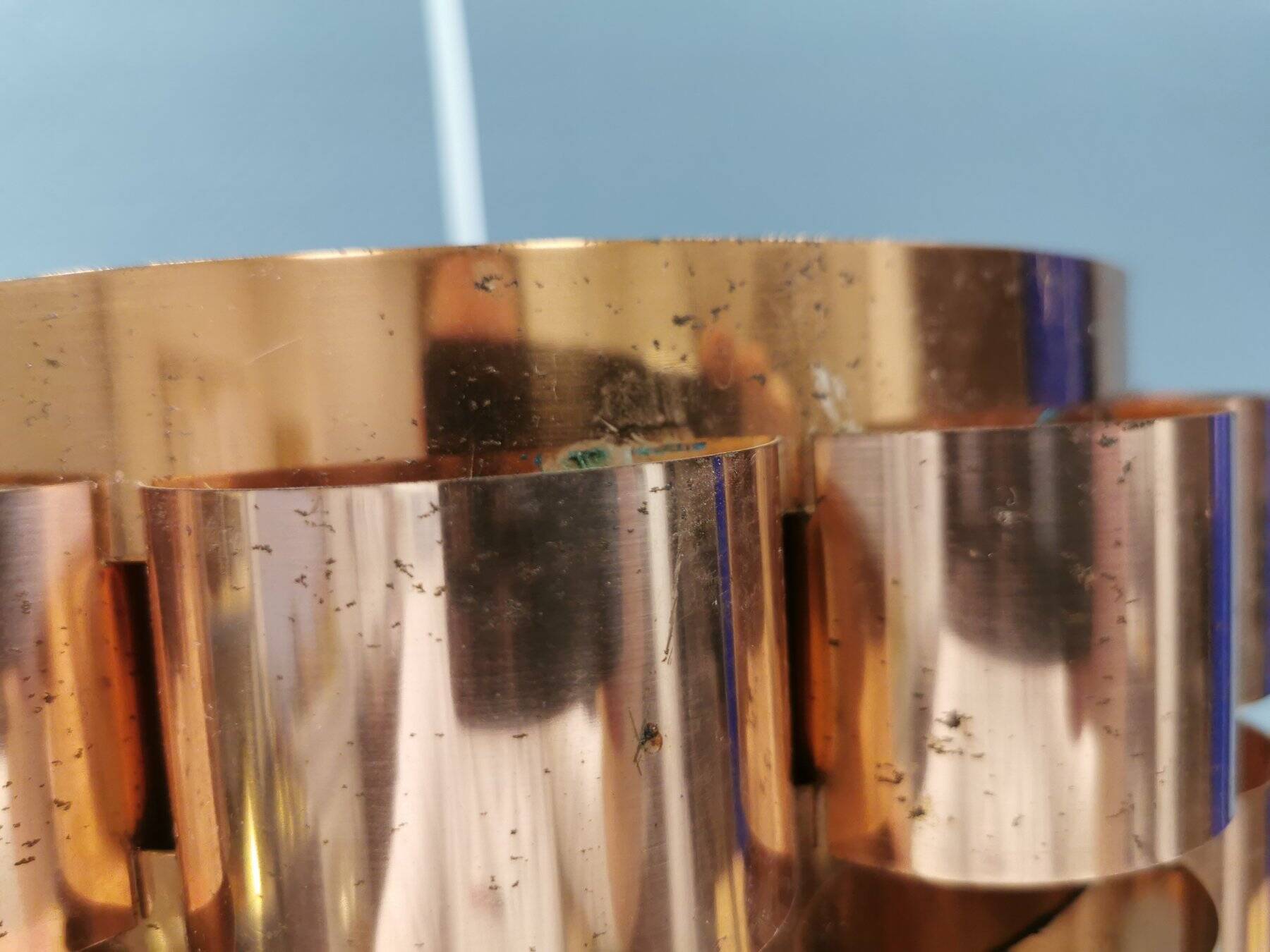 Hanging lamp 1980s Denmark, by Werner Schou for his own company Coronell