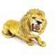 Italian Glazed Terracotta Lion sculpture, 1960s