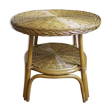 Roundtable in rattan