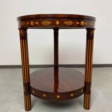 Table d'appoint Empire incrustée vers 1800
